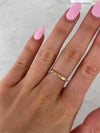 Bague empilable à motif de diamant