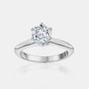 Six Prong Knife Edge Classic Setting