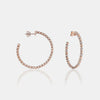 Boucles d'Oreilles Créoles Esmeralda