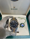 Rolex Sky-dweller Two Tone Yellow gold 42mm with bright black dial on Oyster 336933/2023