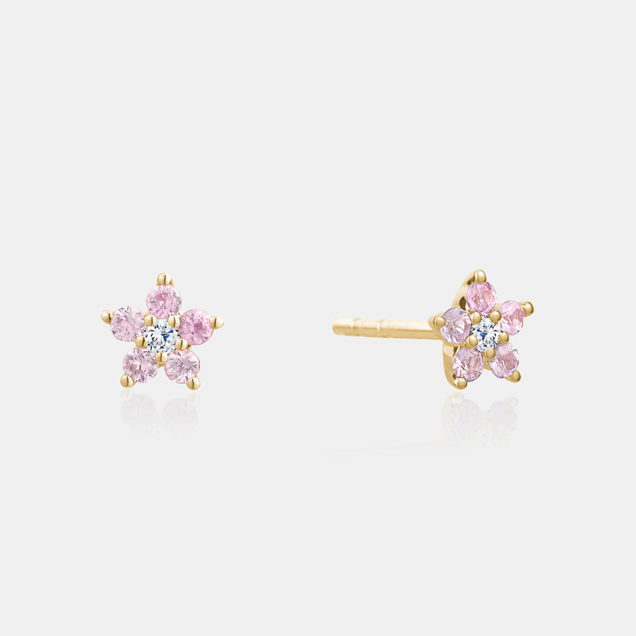 Clous d'oreilles en forme de fleur