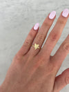 Bague de Coeur Allongé