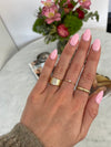 Bague ﻿Empilable ﻿﻿à 1 Diamant 