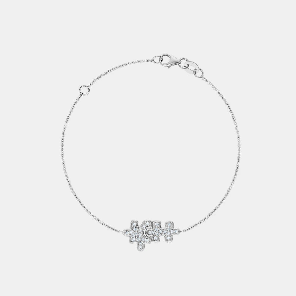 Pavé Puzzle Bracelet