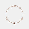  Bracelet à Initiale et Mini Patte