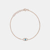 Bracelet œil maléfique en turquoise