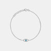 Bracelet œil maléfique en turquoise
