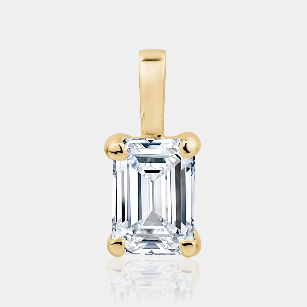 Lab Grown Diamond Charms - 14K White Gold