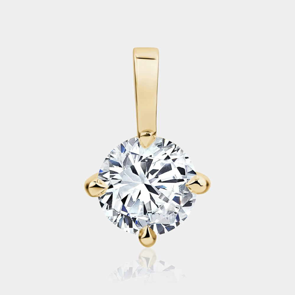Lab Grown Diamond Charms - 14K Yellow Gold