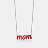 Collier maman en émail personnalisé
