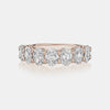 Bracelet d'éternité ovale semi diamant