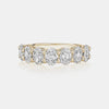 Bracelet d'éternité ovale semi diamant