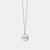 Mini collier à disques avec initiales