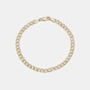 Bracelet plat et concave