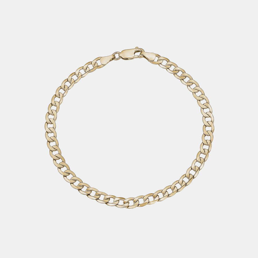 Bracelet plat et concave