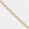 The Lab Grown Bezel Diamond Tennis Bracelet