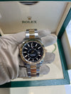 Rolex Sky-dweller Two Tone Yellow gold 42mm with bright black dial on Oyster 336933/2023