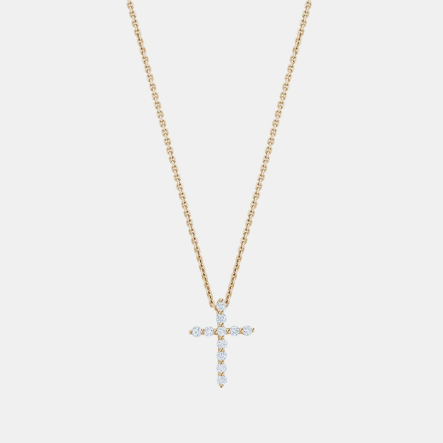 Collier de Croix en Diamant