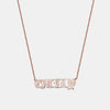Collier de Nom Personnalisée Style Gothique