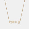 Collier de Nom Personnalisée Style Gothique