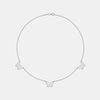 Collier triple papillon
