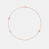Collier à Mini Initiale Pavée