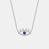 Collier Mauvais Oeil avec Cils en Diamants 