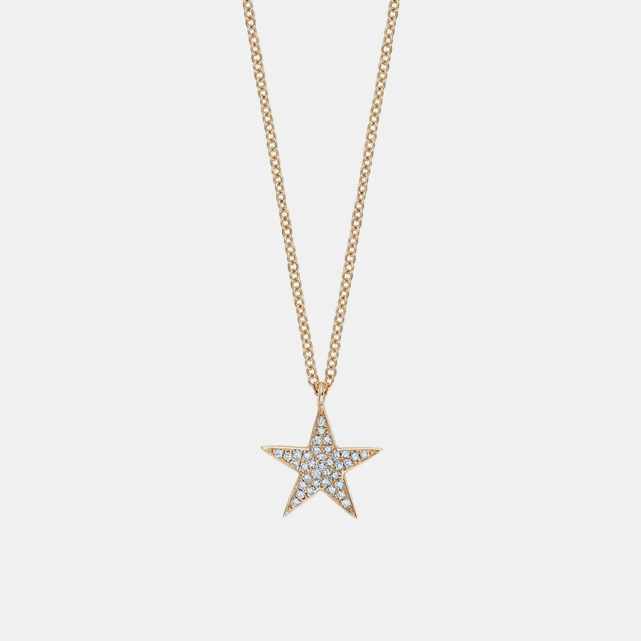 Collier d'Étoile en Diamant