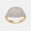 Bague Chevalière Pavé