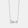 Mini collier diamant "Love"