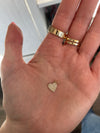 Breloque de Coeur en Diamant
