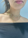 Tour de Cou Triangle en Diamant