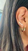 Boucles d'Oreilles Créoles Ovale 