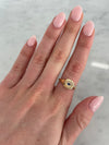 Bague Signet œil maléfique en diamant