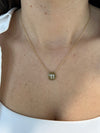 Collier Hai à diamants ronds