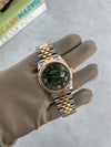 Rolex Datejust Two-Tone Yellow Gold Green Dial Diamond Six and Nine Jubilee Bracelet 36mm 126233/2025