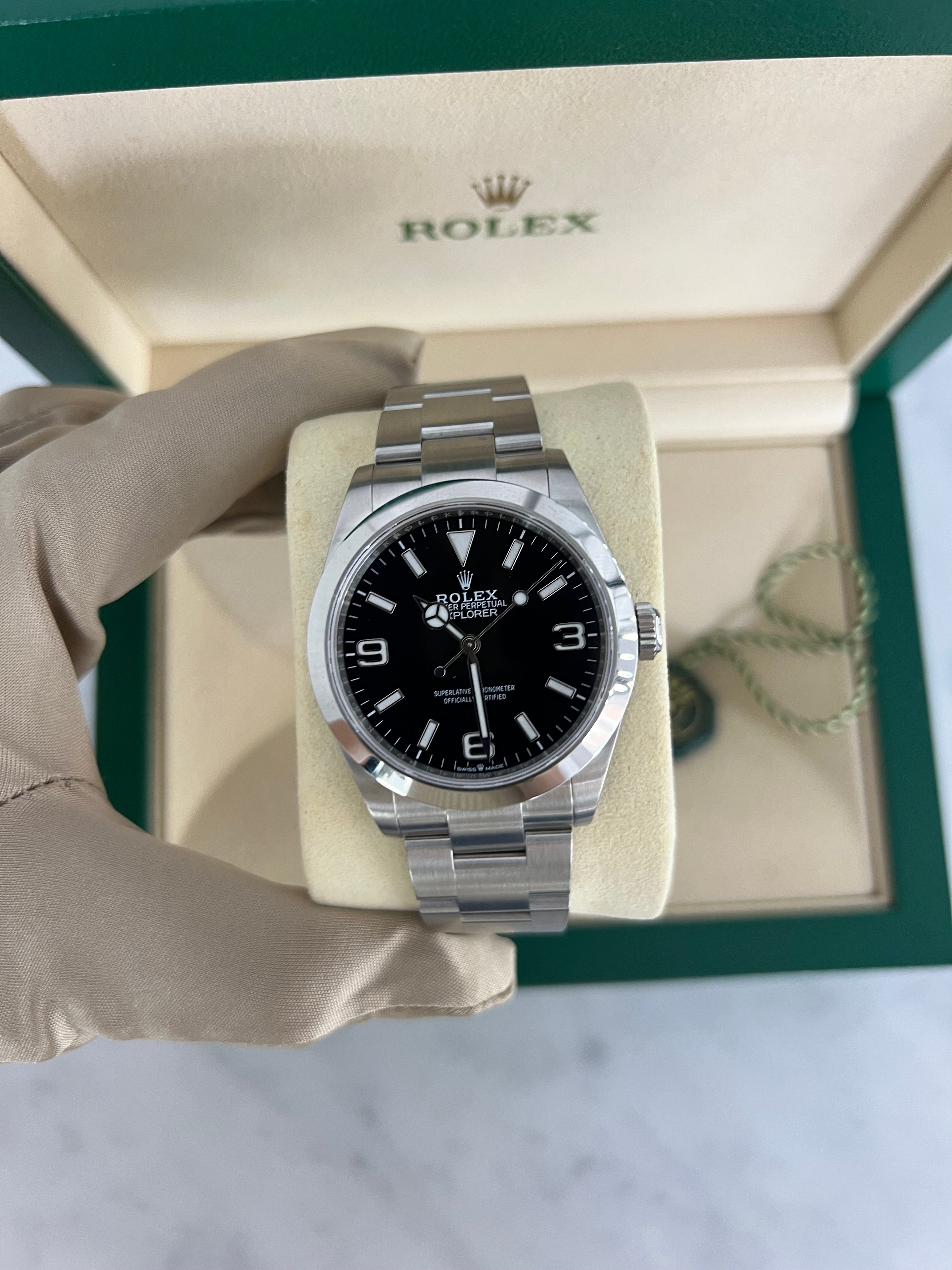 Rolex Explorer Black Dial Oyster Bracelet 40mm 224270/2025