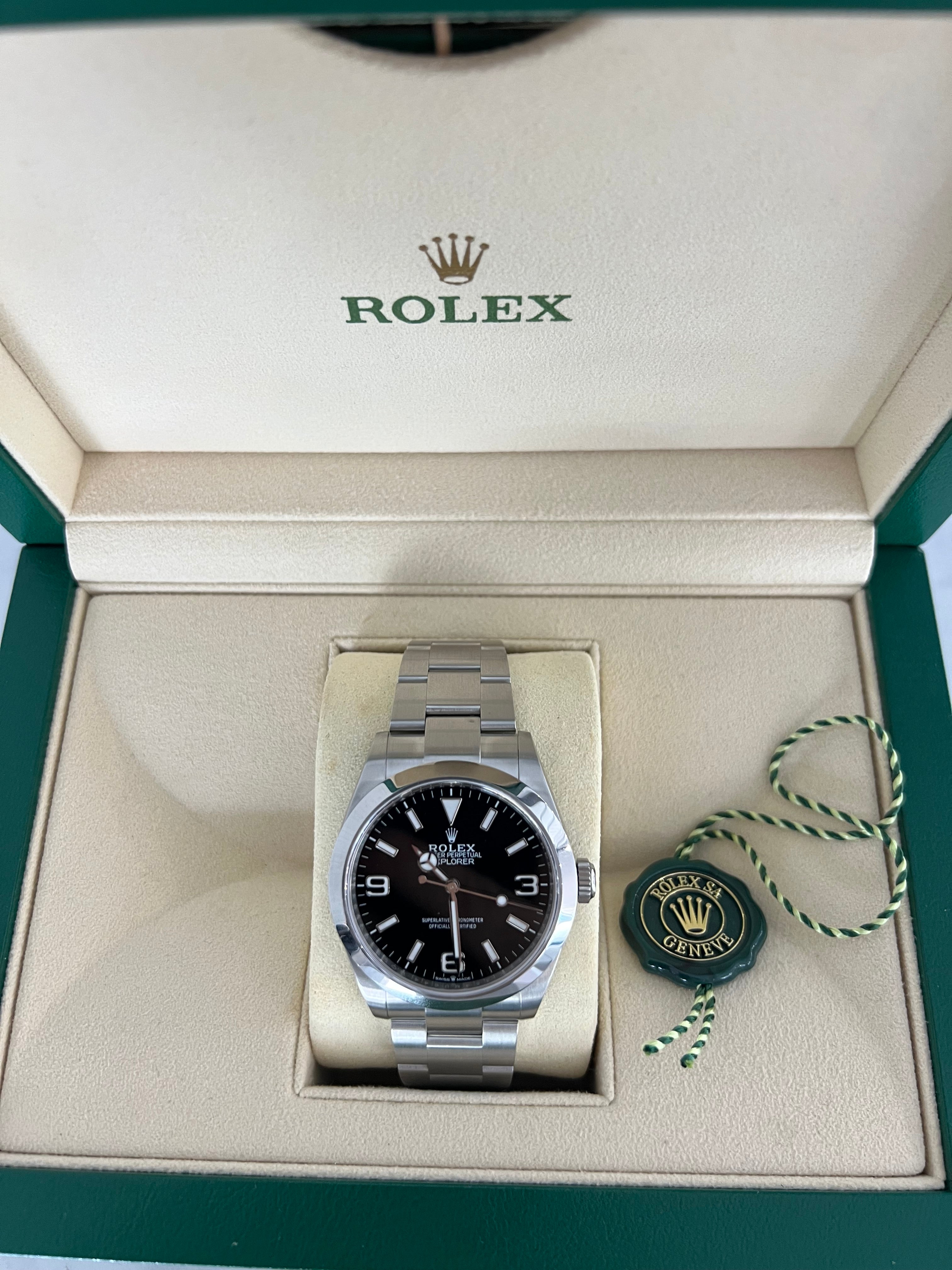 Rolex Explorer Black Dial Oyster Bracelet 40mm 224270/2025