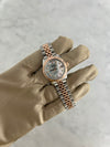 Rolex Datejust Two-Tone Rose Gold MOP Diamond Dial Fluted Bezel Jubilee Bracelet 28mm 279171/2022