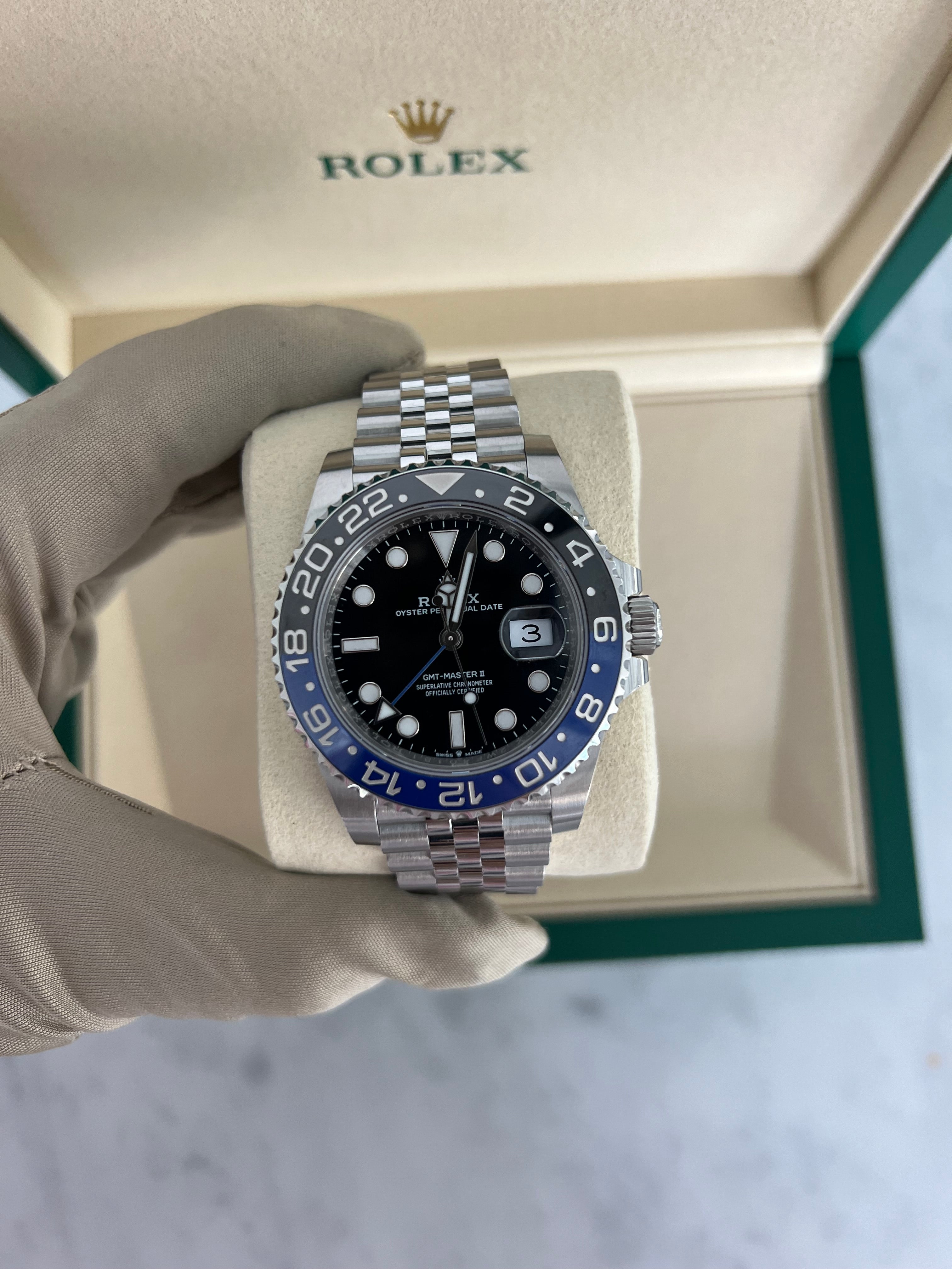 Rolex GMT Master II Jubilee Bracelet "BatGirl" 40mm 126710BLNR/2026