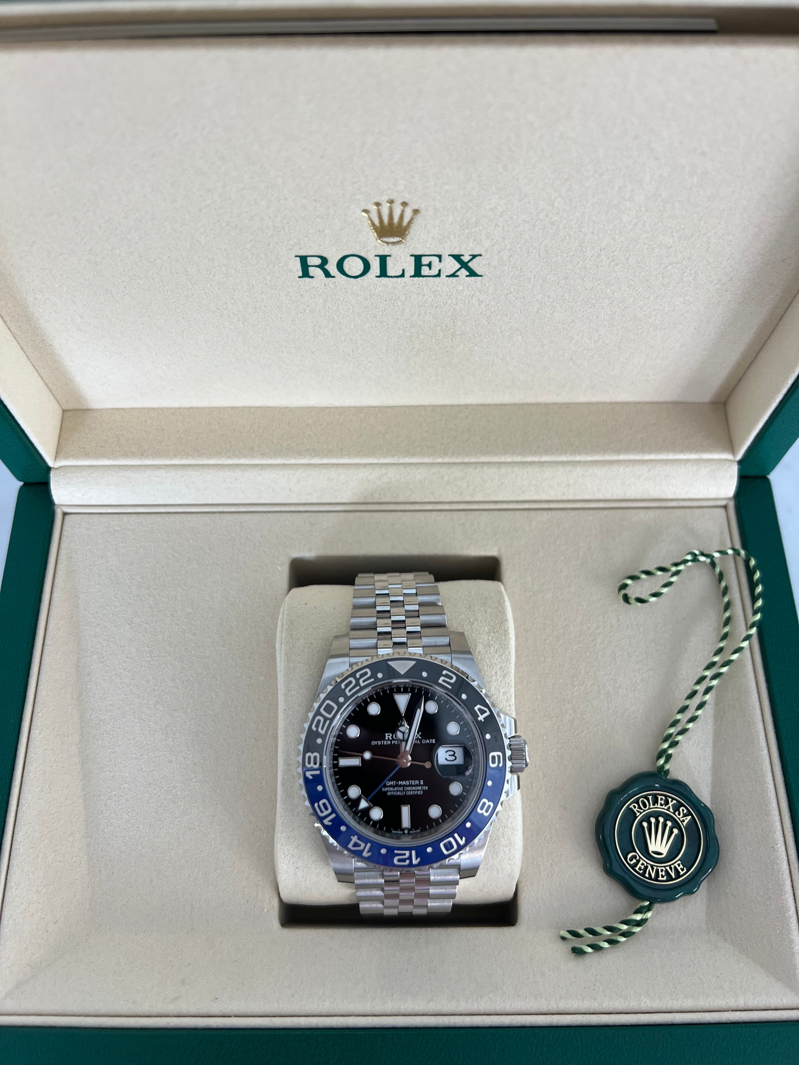 Rolex GMT Master II Jubilee Bracelet "BatGirl" 40mm 126710BLNR/2026