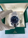 Rolex Datejust Stainless Steel Blue Stick Dial Jubilee Bracelet 41mm 126334/2026