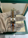 Rolex Datejust Two Tone Oystersteel and Yellow gold 36mm Champagne Stick Dial 126233/2019