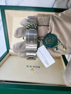 Rolex Oyster Perpetual 41mm in Oystersteel with Green Stick Dial on Oyster bracelet 134300/2026
