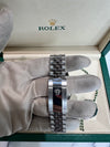 Rolex Datejust 36mm Black Stick on Jubliee bracelet and Fluted Bezel 126234/2025