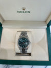 Rolex Datejust 36mm Mint Green Stick on Jubliee with Fluted Bezel 126234/2023