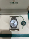 Rolex Oyster Perpetual 41mm Oystersteel with a Silver dial on Oyster bracelet 124300/2024