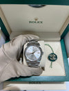 Rolex Oyster Perpetual 41mm Oystersteel with a Silver dial on Oyster bracelet 124300/2024
