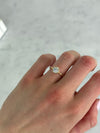 Bague à chaton rond de 1,00 ct diamant Lab