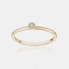 Bague ﻿Empilable ﻿﻿à 1 Diamant 